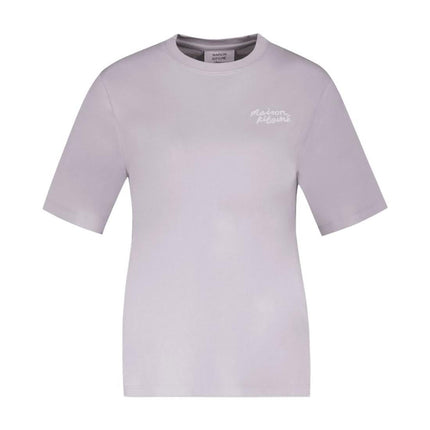 Handwriting T-Shirt - Maison Kitsune - Baumwolle - Violett