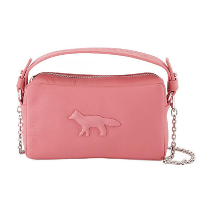 Cloud Schultertasche - Maison Kitsune - Leder - Pink