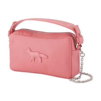 Cloud Schultertasche - Maison Kitsune - Leder - Pink