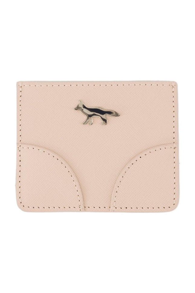Kartenhalter Boogie - Maison Kitsune - Leder - Pink