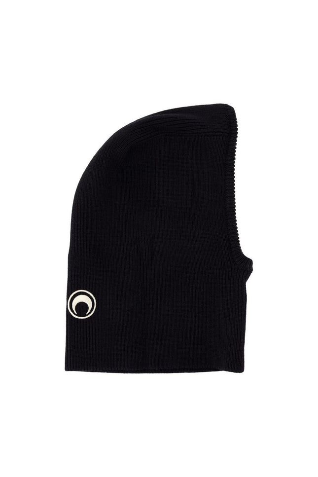 Kapuze - Marine Serre - Wolle - Schwarz