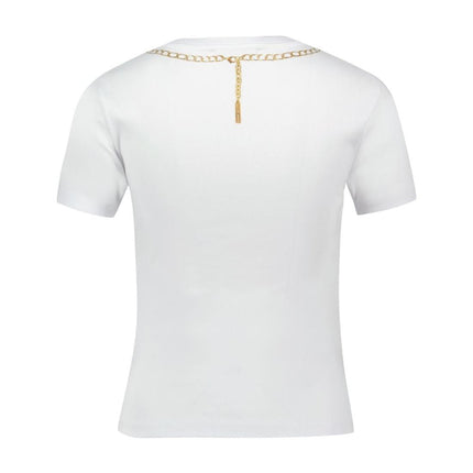 Trompe L'oeil Jewelry T-Shirt - Marine Serre - Baumwolle - Weiß