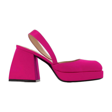 Pumps Bulla Jones 65 aus Satin in rosa