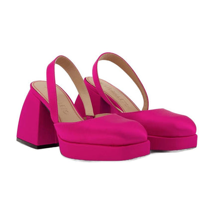 Pumps Bulla Jones 65 aus Satin in rosa