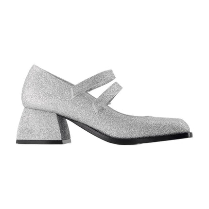 Bulla Bacara Pumps - Nodaleto - Silver Glitter - Leather