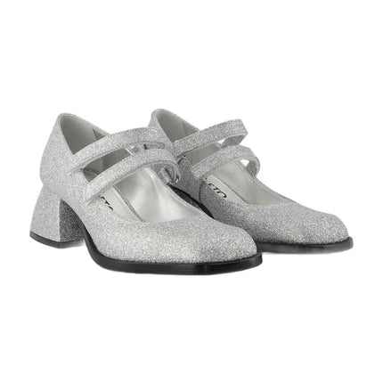 Bulla Bacara Pumps - Nodaleto - Silver Glitter - Leather