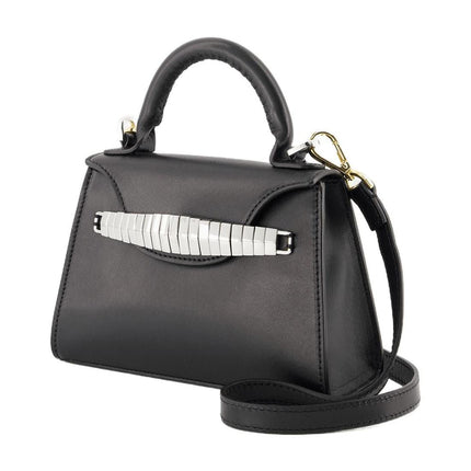 Mini Eva Handbag - Elleme - Black - Leather