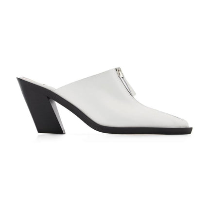 Eclair Zip Mule - Elleme - White - Leather
