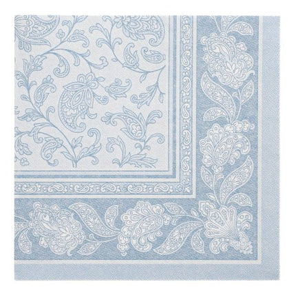 PAPSTAR 50 Servietten "ROYAL Collection" 1/4-Falz 40 x 40 cm blau
