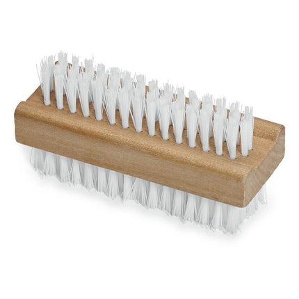Nölle Profi Brush Handwaschbürste doppelseitig, 10 cm, hart PP-weiß | 1 Stück