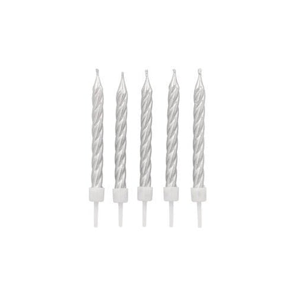 PAPSTAR 12 Geburtstagskerzen auf Halter 6 cm