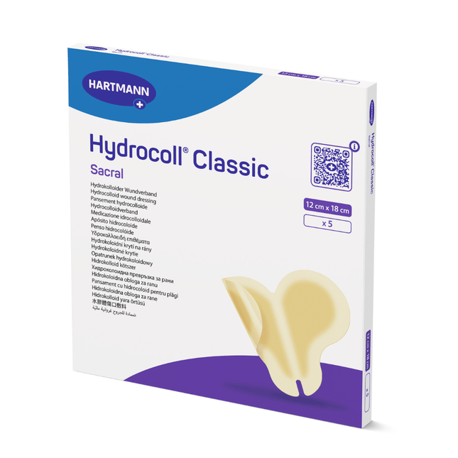 Hartmann Hydrocoll Classic Sacral steril einzeln eingesiegelt 12 x 18 cm | Packung (5 Stück)