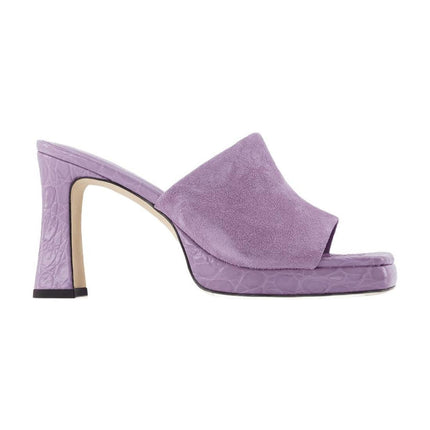 Beliz Mule - By Far - Purple - Leather
