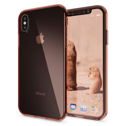NALIA 360 Grad Hülle für Apple iPhone X XS, Full Cover Rundum Handy Schutz Case