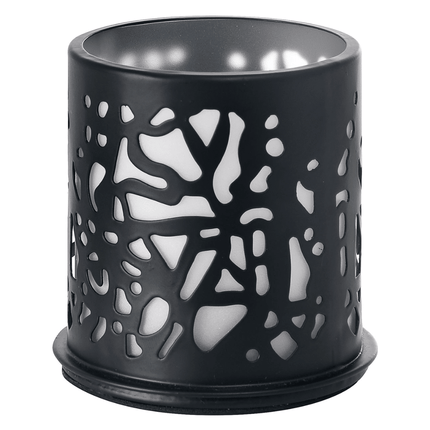 Kerzenhalter aus Metall, 75x75 mm, mit Twine-Dekor - Modernes Design | Packung (1 Stück)