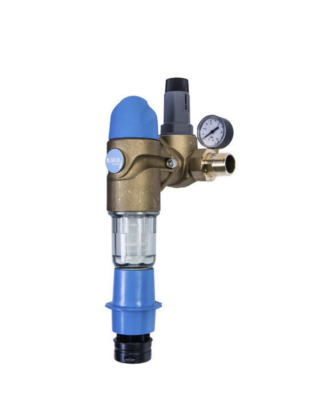Cornat Rückspülfilter 1“ mit Druckminderer und Manometer