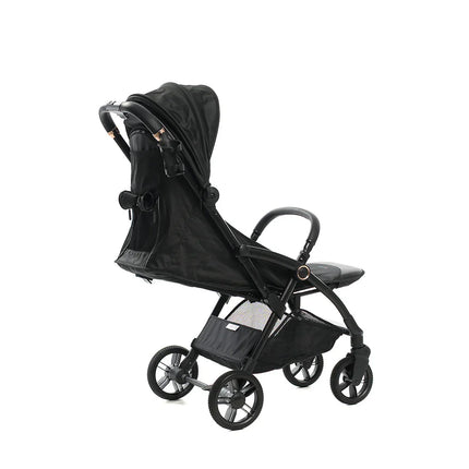 Babywagen Sommer-Buggy Beige – ultraleicht, flach liegend, UV-Sonnenverdeck, Einhand-Faltmechanismus, 5-Punkt-Gurt (0–4 Jahre)