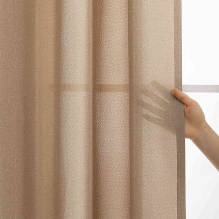 Vorhang Cationic mit Wellenband »Wien« 1:2 Wellenband Bleibandabschluß Knitterarm Wellenfall 2025110