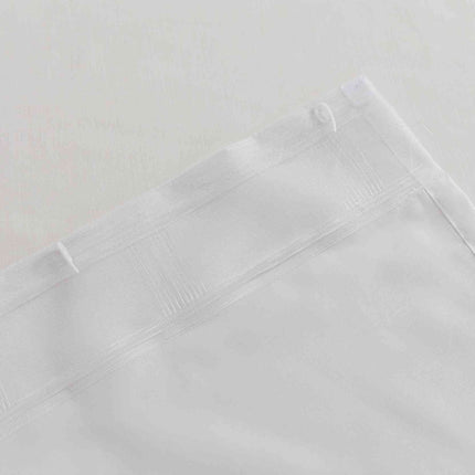 Gardine Voile Batist mit Wellenband »Wien« 1:2 Wellenband Bleibandabschluß Knitterarm Wellenfall 2025100