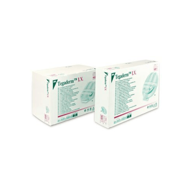 3M™ Tegaderm™ I.V. Fixierpflaster Mit Vliesverstärkung und Fixierstreifen