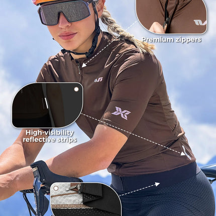TVI Damen Fahrradtrikot - Digital Dune für MTB & Rennrad