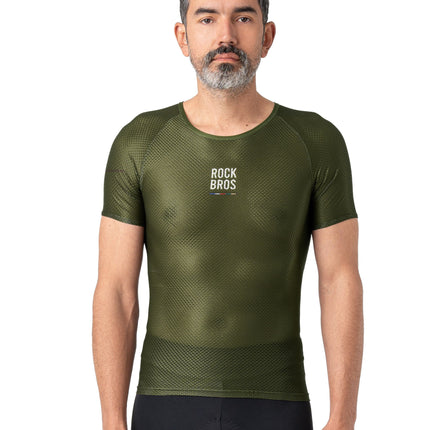 Road-to-Sky Radsport-Baselayer Kurzarm – Atmungsaktives Funktionsshirt