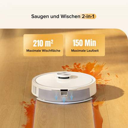 Roborock Q7 M5 Set Saug- und Wischroboter mit zusätzlichem Wischtuch*2 Stk. (Upgrade vom Q7 Max)