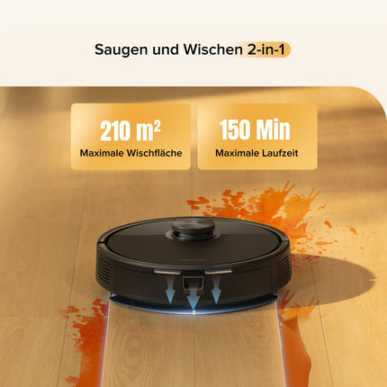 Roborock Q7 M5 Set Saug- und Wischroboter mit zusätzlichem Wischtuch*2 Stk. (Upgrade vom Q7 Max)