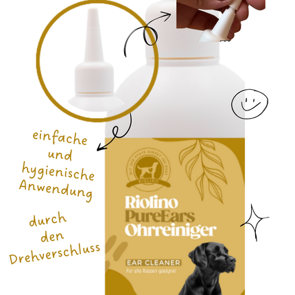 Riolino PureEars– Sanfte Reinigung für empfindliche Ohren