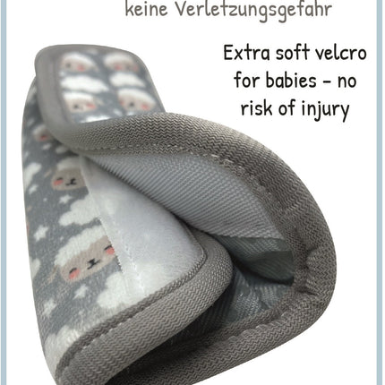 Baby Gurtschutz Schafe mit Wolken