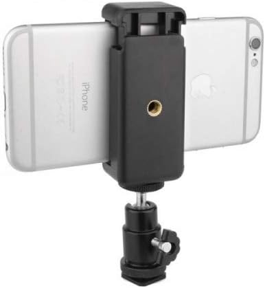 SYSTEM-S Kamera Befestigung mit 360° Gelenk in Schwarz für Smartphone