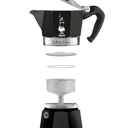Bialetti Moka Express Black – Moka-Pot in Schwarz