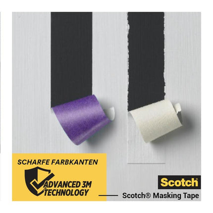 Scotch® Malerabdeckband für empfindliche Oberflächen, 36 mm x 41 m, 1 Rolle/Packung, 100% PEFC SGSCH-PEFC-COC-110078 | Packung (1 Rolle)