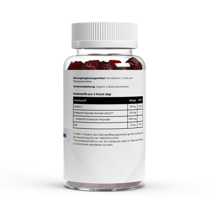 Elderberry + Vitamin C + Zink Gummies