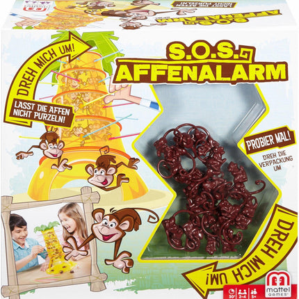 S.O.S Affenalarm Mattel Games Original - Brettspiel Familienspiel