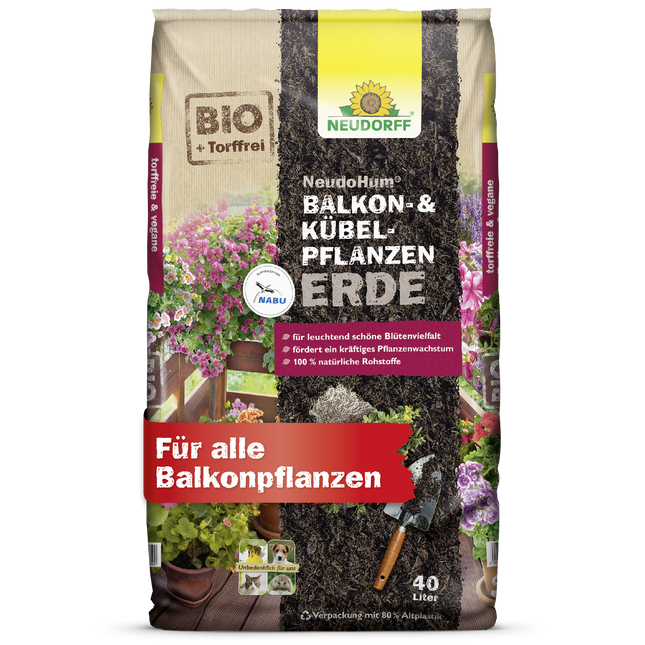 NeudoHum Balkon -& KübelpflanzenErde