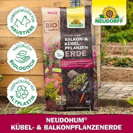 NeudoHum Balkon -& KübelpflanzenErde