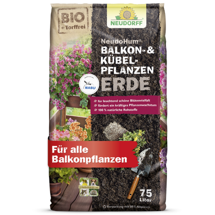 NeudoHum Balkon -& KübelpflanzenErde