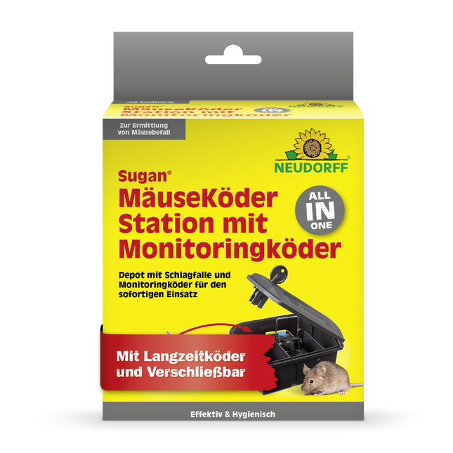 Sugan MäuseKöderStation mit Monitoringköder