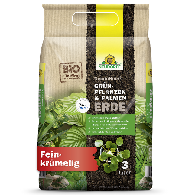 NeudoHum Grünpflanzen- & PalmenErde