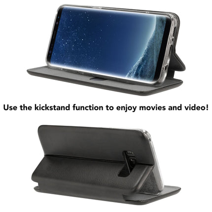 Samsung Galaxy S8 Flipcase von NALIA, Slim Handy Hülle Flip Case mit Magnet