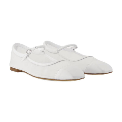 Uma Mesh Ballerinas - Aeyde - Leder - Weiß