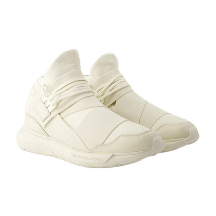 Qasa Sneakers - Y-3 - Leder - Beige/Weiß