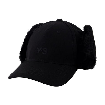 Hat - Y-3 - Black - Synthetic