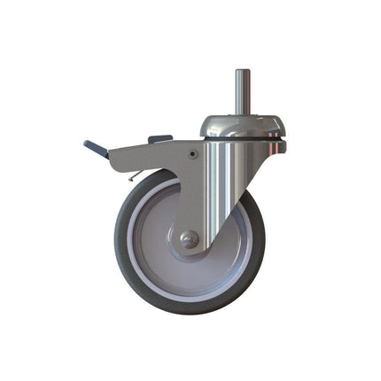 TASKI Trolley Rad 100mm mit Bremse, Rad für den TASKI Trolley, lenkbar, 100mm, mit Bremse | Packung (1 Stück)