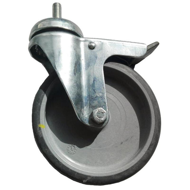 TASKI Trolley Rad - ESD Böden, Rad für den TASKI Trolley, lenkbar, 125mm, für ESD Boden, mit Bremse | Packung (1 Stück)