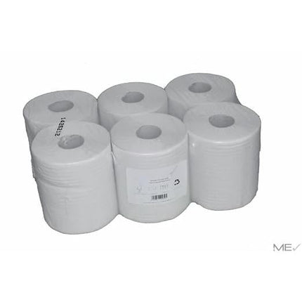 Handtuchrolle Midi, 2-lagig, 20 cm x 140 m, Weiß   | Karton (6 Packungen)