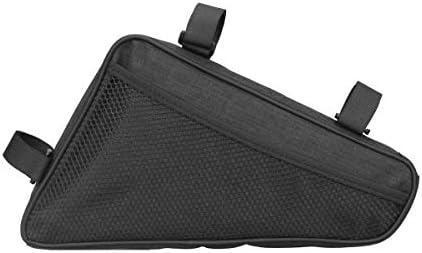 SYSTEM-S Fahrrad Tasche Befestigung spritzwasserfest in Schwarz  Dreiecktasche Rahmentasche Triangeltasche