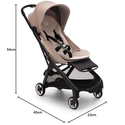 Bugaboo Butterfly ultrakompakter Reise-Kinderwagen, klein & leicht, einhändig faltbar und einfach zu lenken, ergonomischer City-Buggy für Babys ab 6 Monaten, mit viel Stauraum, Forest Green