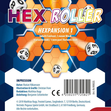 HexRoller: Hexpansion 1 [Erweiterung] (Frosted Games)